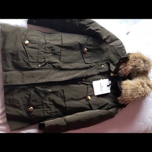 BRAND NEW WOMENS MONCLER MINK COAT